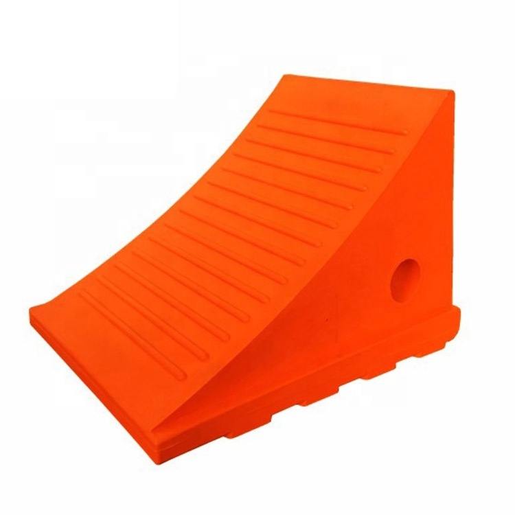 Car Ramps auto vehicle parking trailer truck Car Tire Stops Plastic PU Polyurethane rubber Wheel Chocks tyre stopper