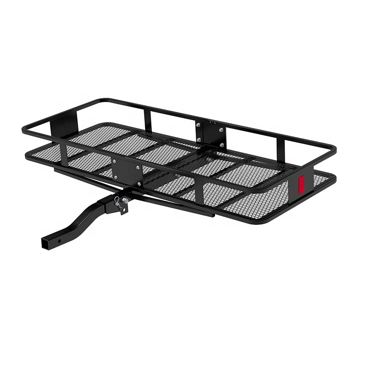 Foldable Hitch Truck Trailer Rear Luggage Mounted Basket Cargo Carriers