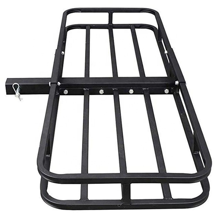 Foldable Hitch Truck Trailer Rear Luggage Mounted Basket Cargo Carriers