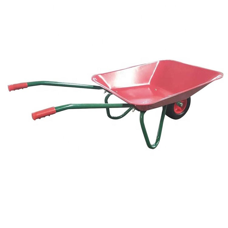 Kids Toy Steel Tray WheelBarrow Metal Garden Child Toy Cart Dolly