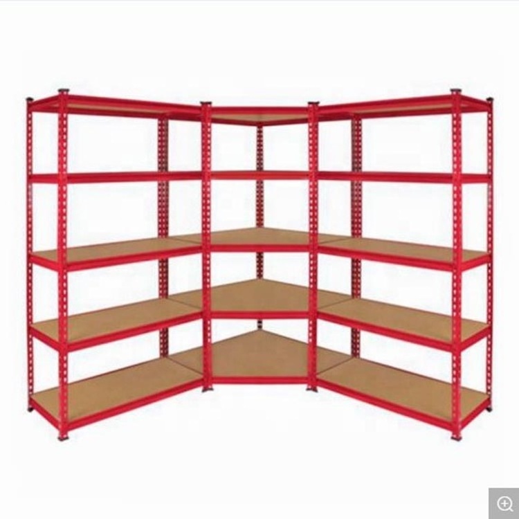 Warehouse Pallet Shelves 4 Tier Heavy Duty Boltless Metal Steel Rack Storage Shelving Unit