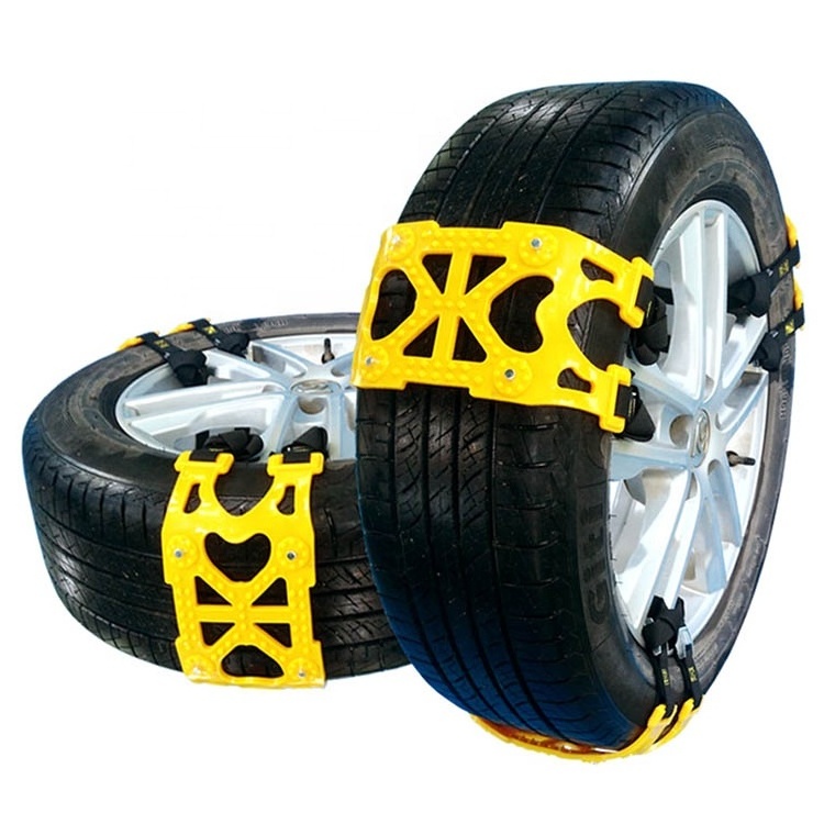 High quality rubber vehicle emergency  tools car  tyre snow chain for semi truck