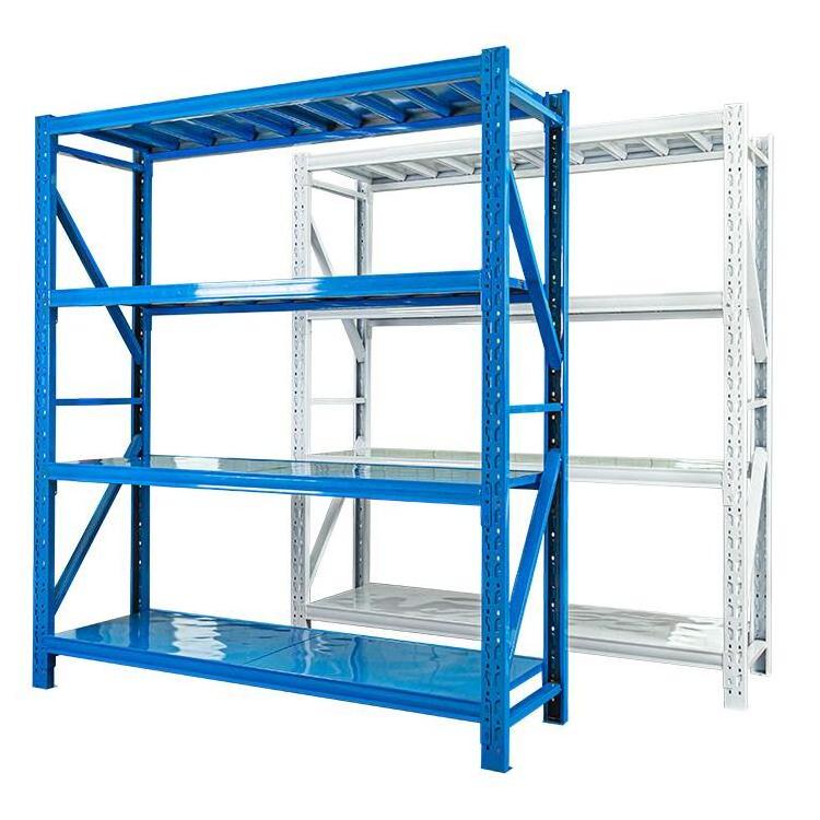 Factory 4 Tier Shelf Industrial Warehouse Storage Boltless Shelving Rack Unit