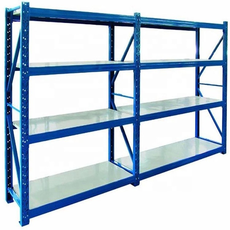 Factory 4 Tier Shelf Industrial Warehouse Storage Boltless Shelving Rack Unit