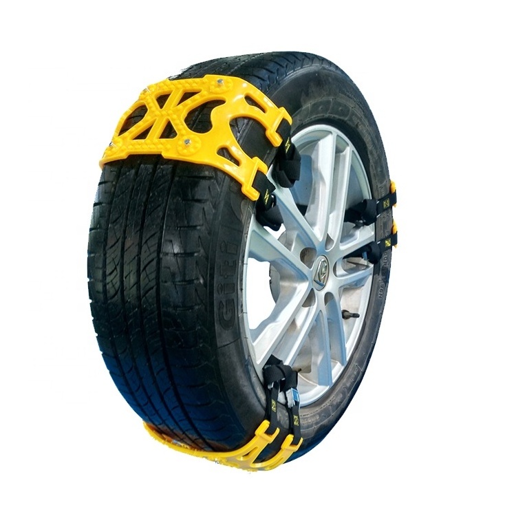 Snow Chains Adjustable Tire Traction Chains Anti Slip Wear-Resistant Winter Tire Security Chains for Light Trucks/SUV/ATV