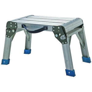 Aluminum Folding Washing Car Tools Working Platform Step Stools Lightweight Folding Bench