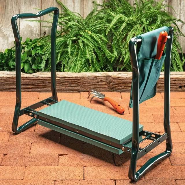 EVA Foam 2 in 1 Foldable Garden Work Seat Stool garden kneeler pad