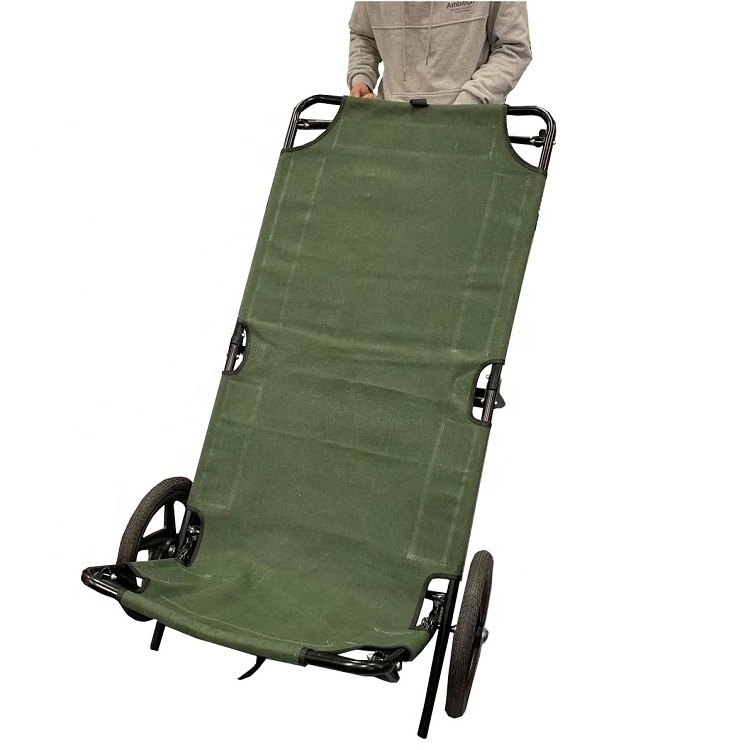 3in1Multifunction Beach Camp Fishing Hand Trolley wheeled Lounge Bed Chair Rest Bed