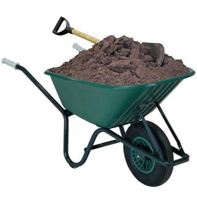 85L Single wheelbarrows Construction farm agricultural tool plastic Tray garden wheelbarrows