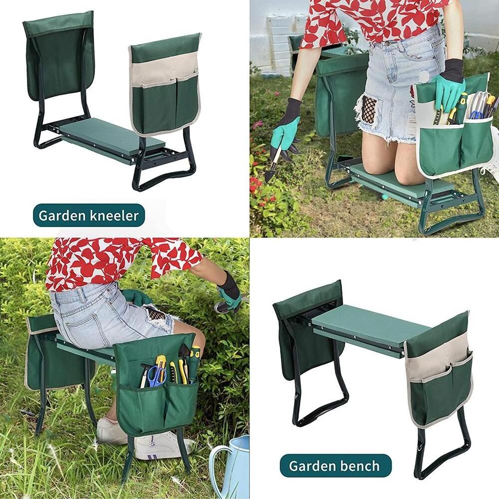 Awesome Quality Waterproof Garden Kneeler and Seat Foldable Garden Work Seat Garden Tools