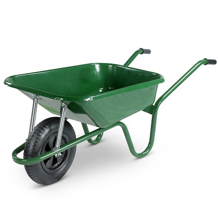 85L Single wheelbarrows Construction farm agricultural tool plastic Tray garden wheelbarrows