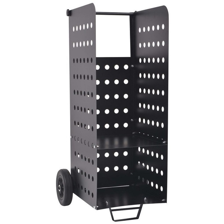 Outdoor Firewood Rack Firewood Log Carrier Wood Log Storage Outdoor Rolling Cart