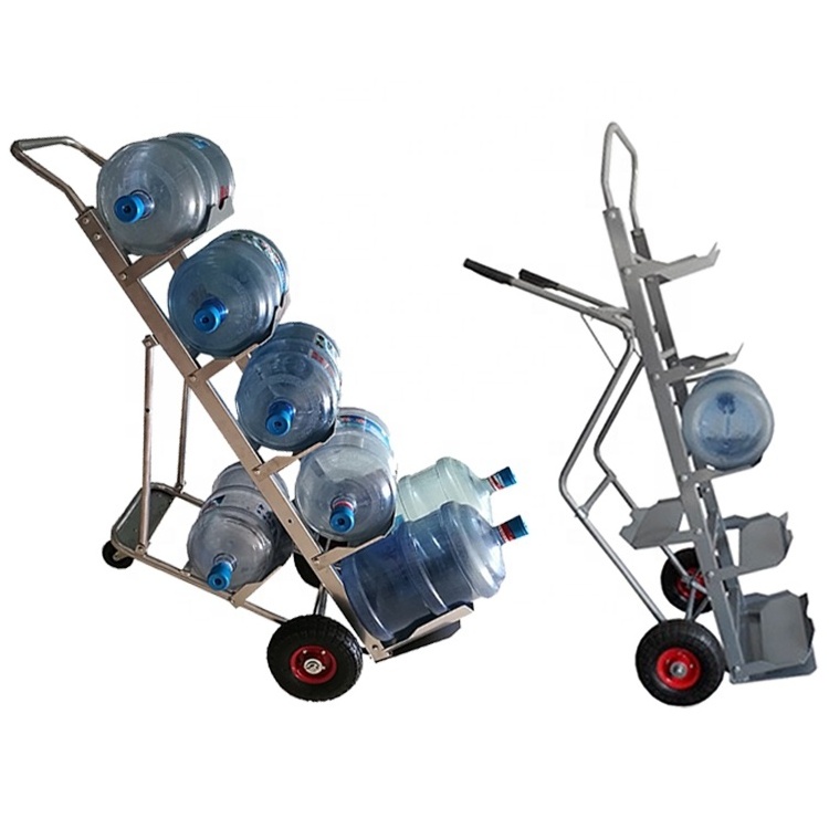 Transport Bottle Water Trolley 5 Gallon Water Bottle Hand Truck Logistic Water Bottle Cart