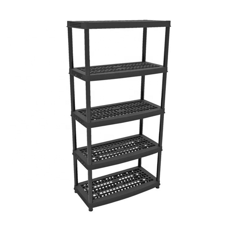 750 LBS indoor outdoor boltless plastic 4-Tier home Storage utility Shelving rack