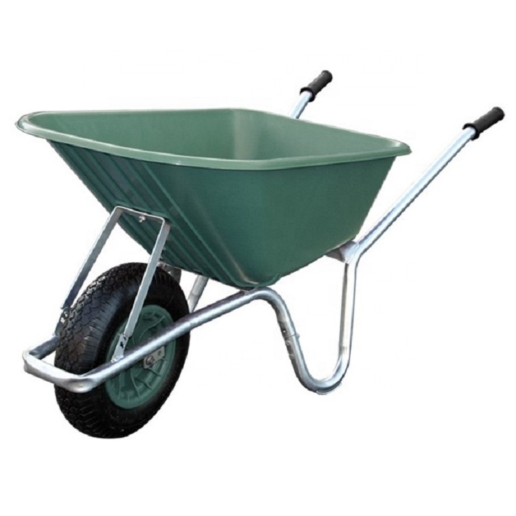 85L Single wheelbarrows Construction farm agricultural tool plastic Tray garden wheelbarrows