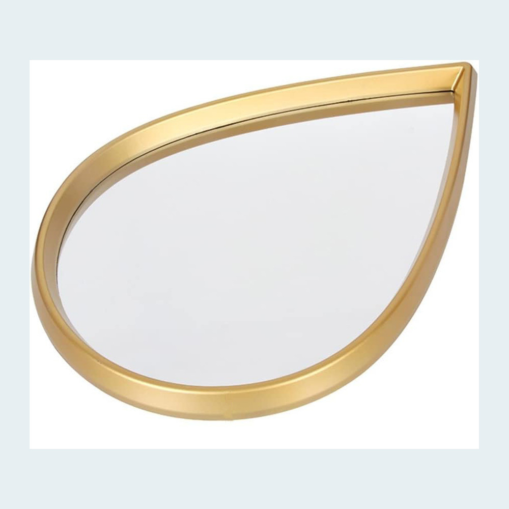 Gold Decor Modern Design Water Tear Drop Mirror Large Drop Water Shape Ins Style Wall Mounted Dressing Mirror