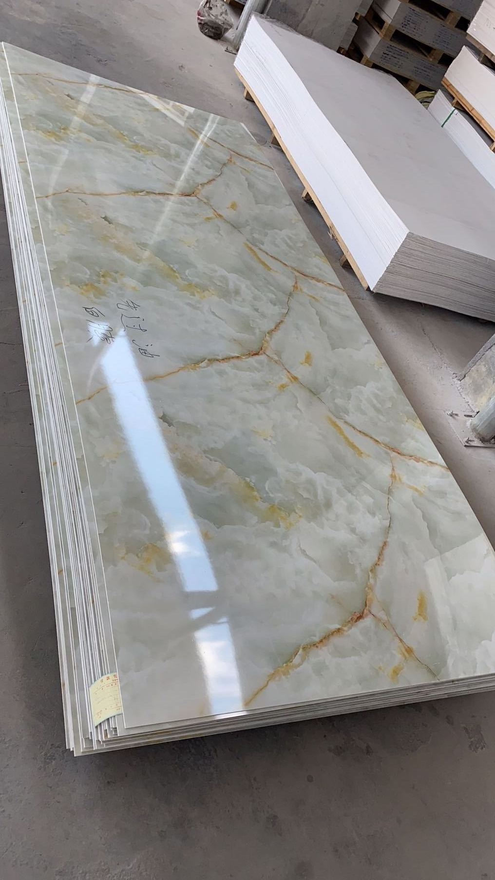 4x8 UV marble sheet pvc marble sheet uv board for decoration