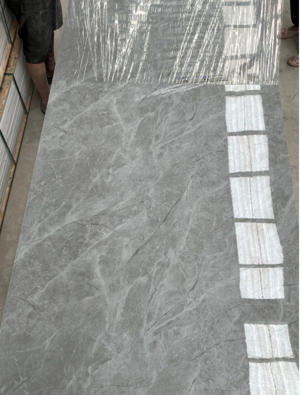 Decorative plates marble alternative 3mm pvc marble sheet wall panel for sale