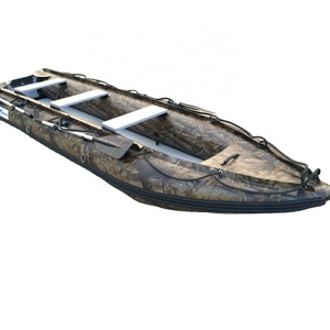 Goethe 12ft 370cm GTK370 Wholesale Kayak Thickened Inflatable 2 person Motorboat Dinghy Fishing Boat