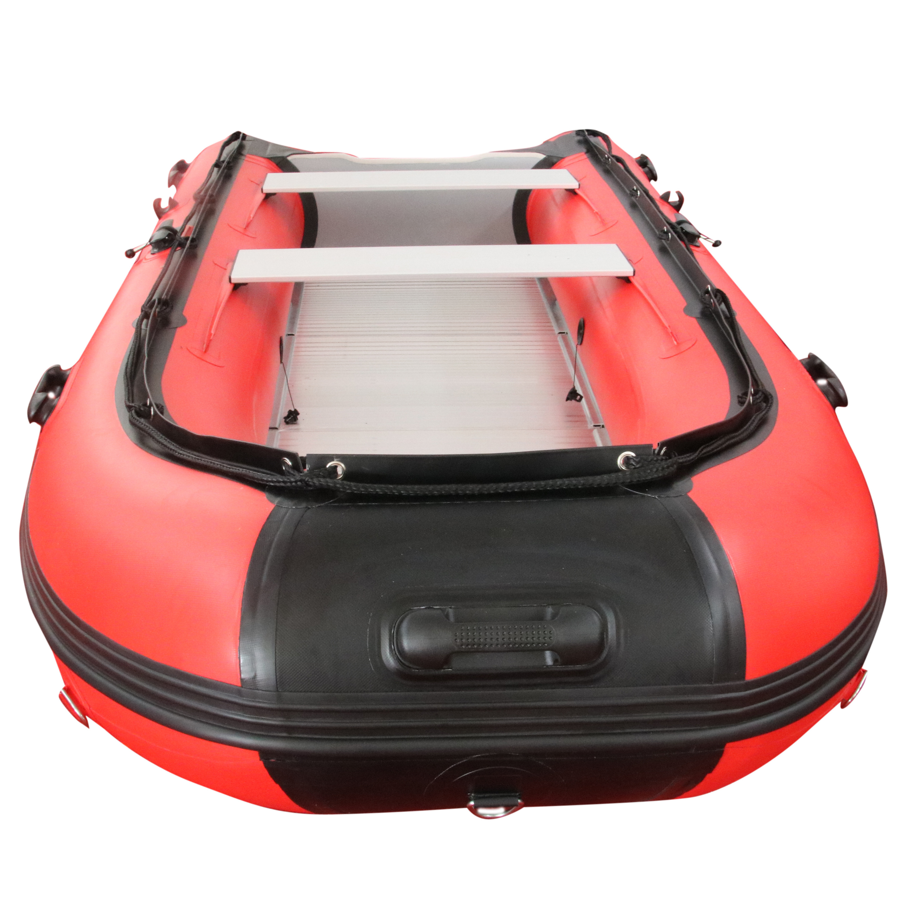 High Quality Solarmarine 4 Person Wood Floor Fishing Inflatable Row Boat With Motor