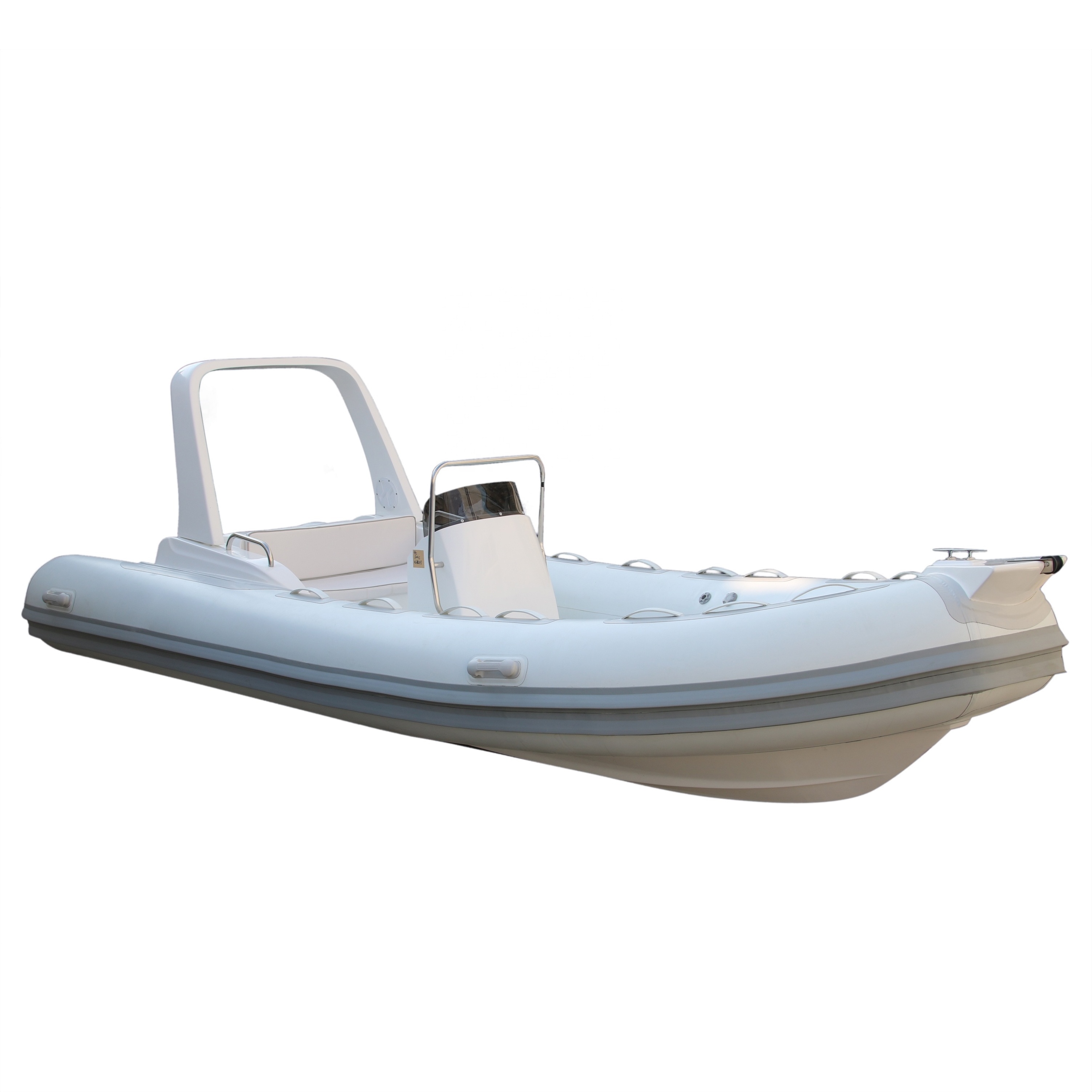 Goboat RIB520 5.2M 17ft Goethe Factory Direct Sale RIB Boat Inflatable Rubber Boat Small Semi-Rigid Fiberglass Boat For Sale