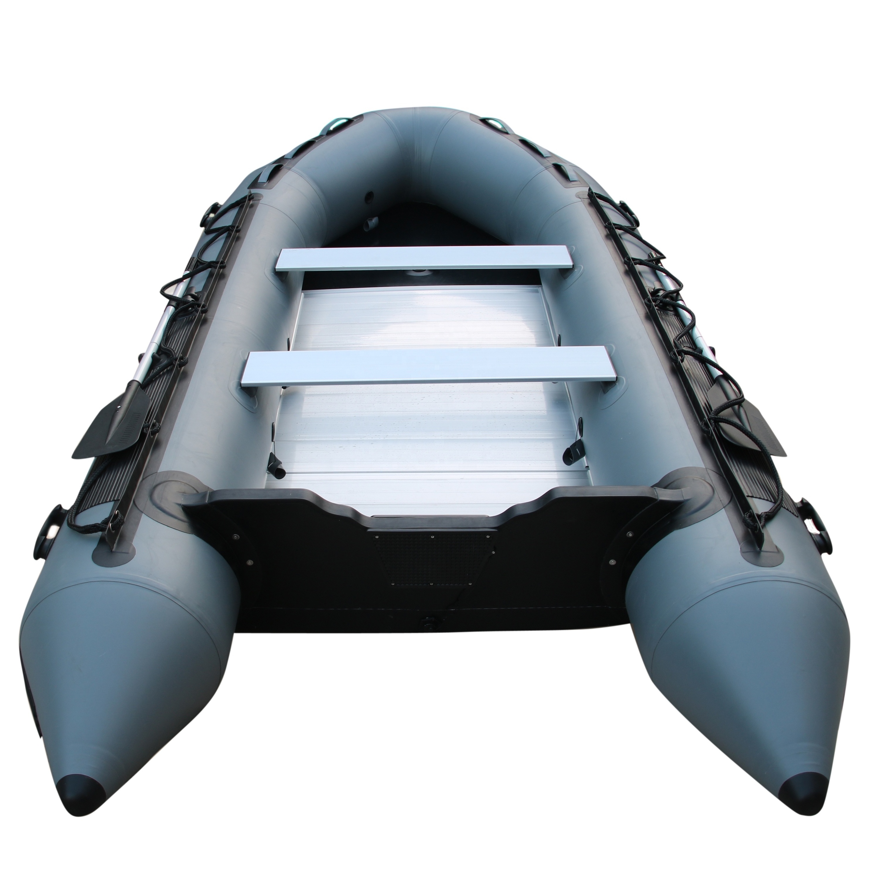 Goethe 14ft 430cm  Inflatable Fishing Boats GTS430 Foldable Boats Aluminium Floor Boat Outboard Aluminium Work Kayak Motor