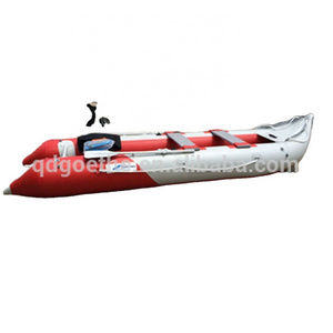 GTK420 Goethe Kayak Fishing Dinghy Inflatable Boat Folding Canoe Fishing Aluminum Seat Jet Motor Inflatable Kayaks