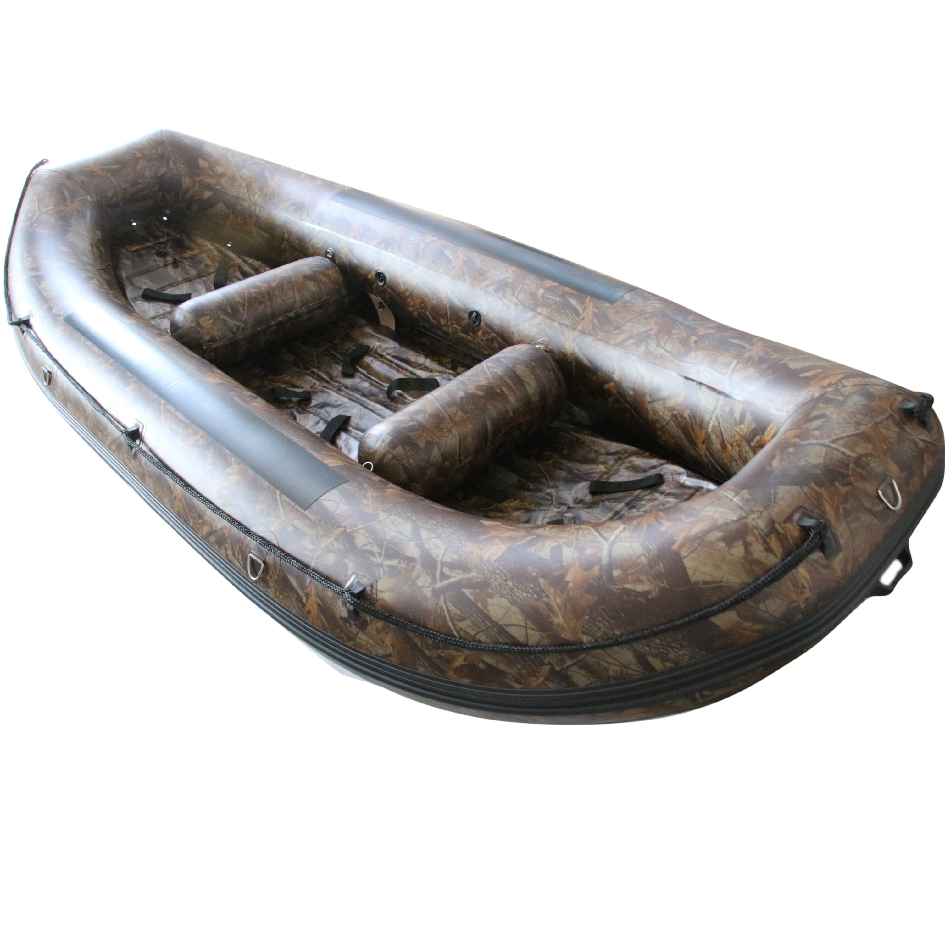 Goethe Goboat GTP390 12.8ft Long Inflatable Raft 4 Persons Wide Drifting Boat River Packraft