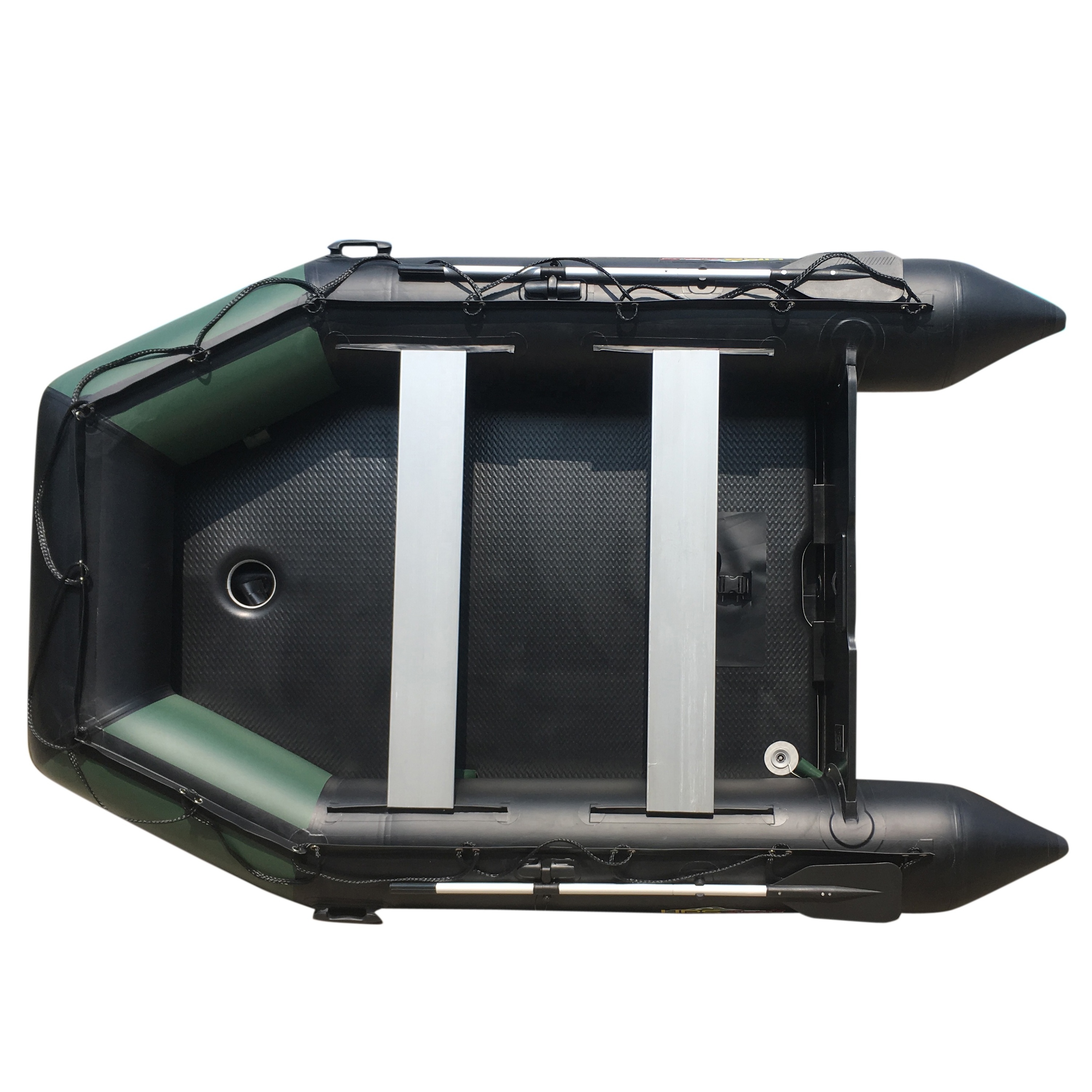 Goethe 10.8ft  GTS330  2022 Small Fishing Boats 3.3m rescuing kayak black+green mixing color with outboard jet ski