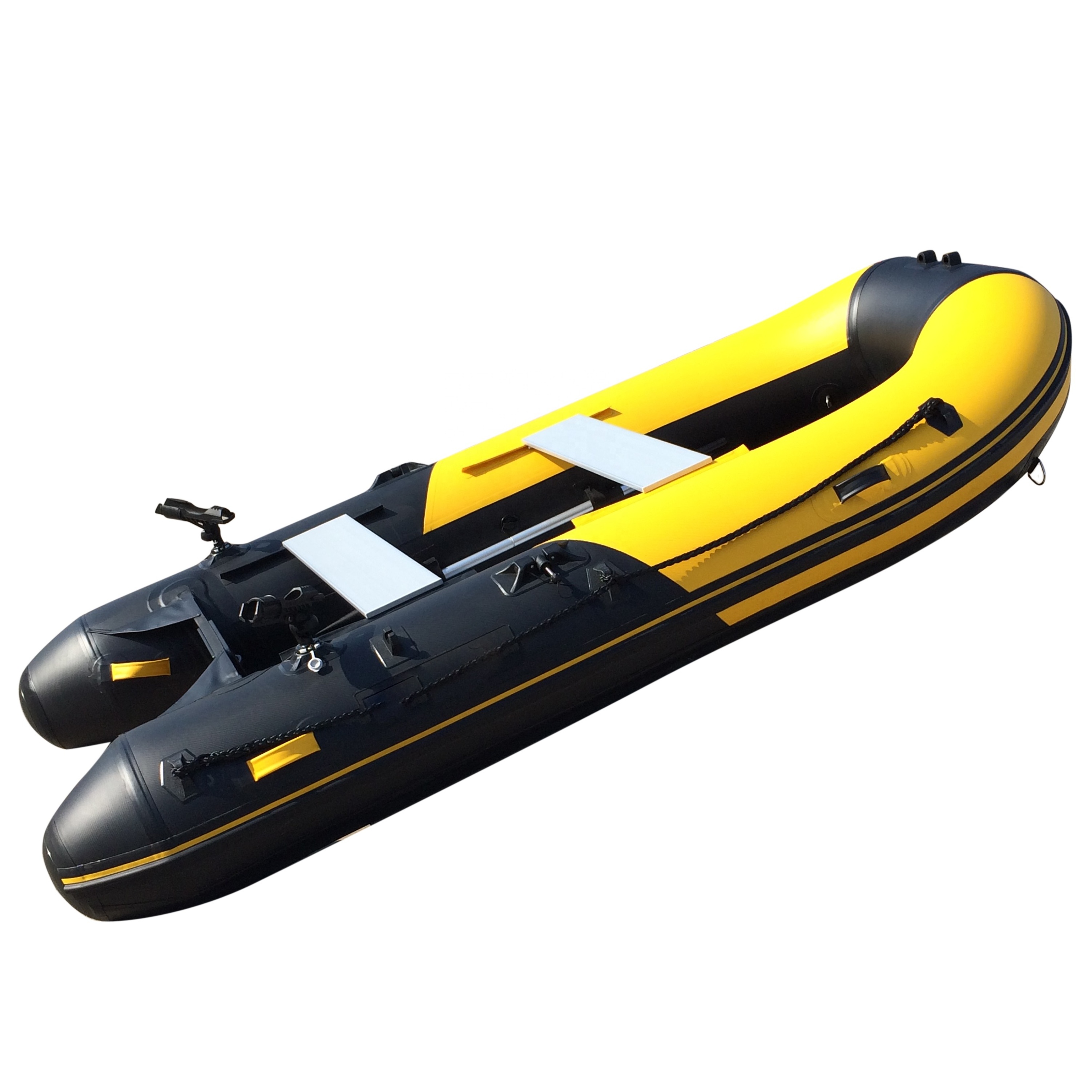 Goethe 11.8ft  360cm GTS360  Aluminum Floor And 7 Passenger Rowing Boat  Kayak Jet Motor Pontoons Catamaran Mini Lanchas Import