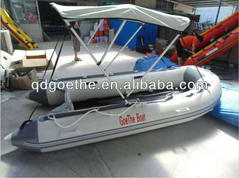 Goethe  10.8ft GTS330  Go boat  Five People Inflatable Fishing Boat With Canopy