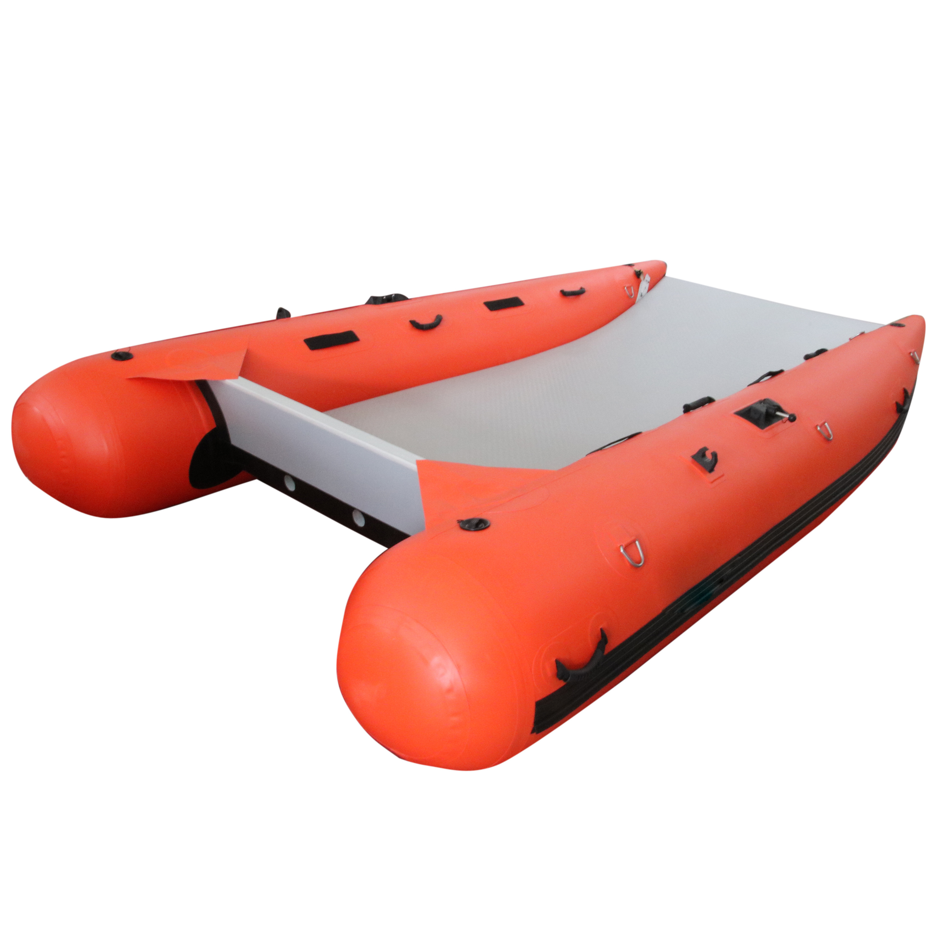 Goethe 11' Portable Inflatable Catamaran Fishing Boat