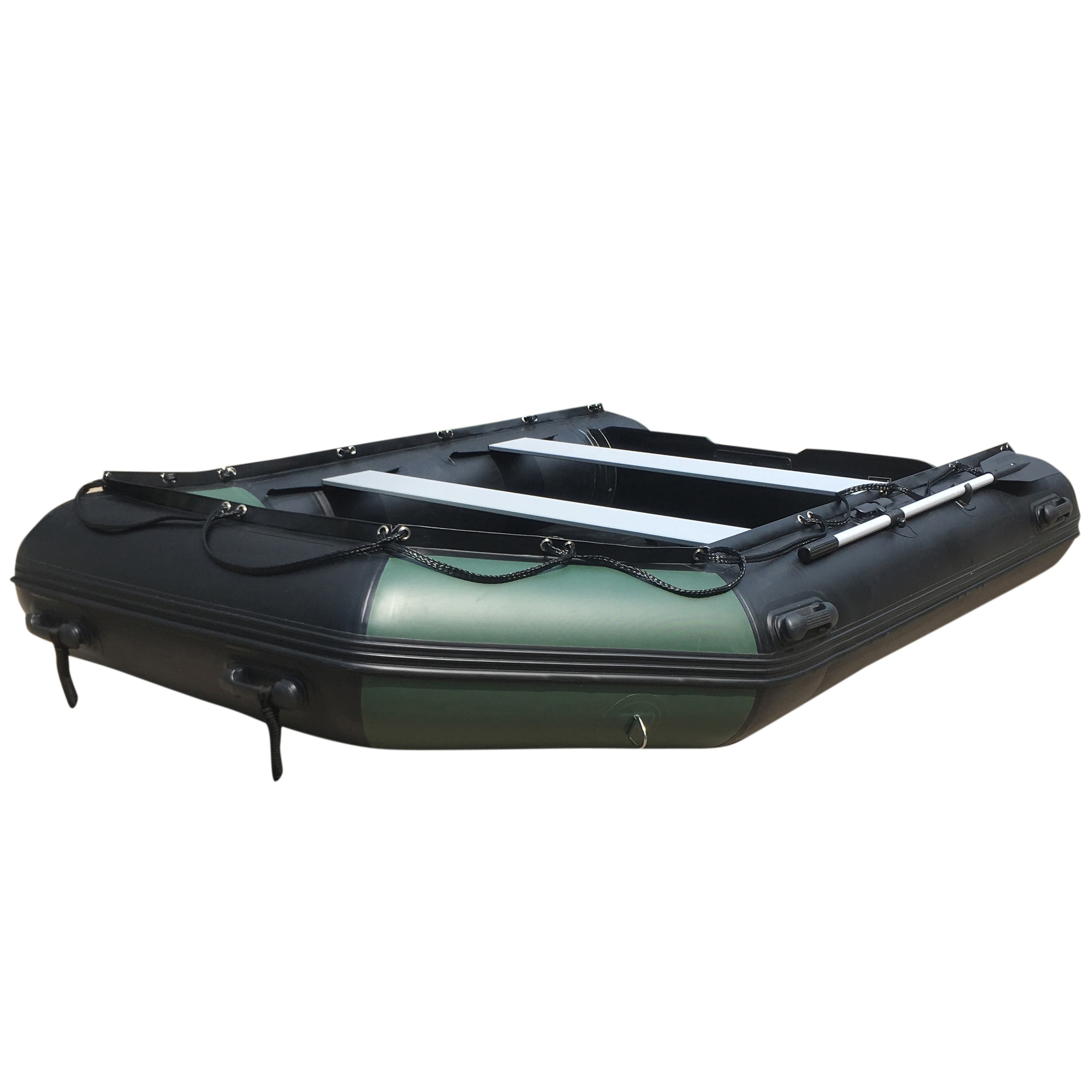 Goethe 10.8ft  GTS330  2022 Small Fishing Boats 3.3m rescuing kayak black+green mixing color with outboard jet ski