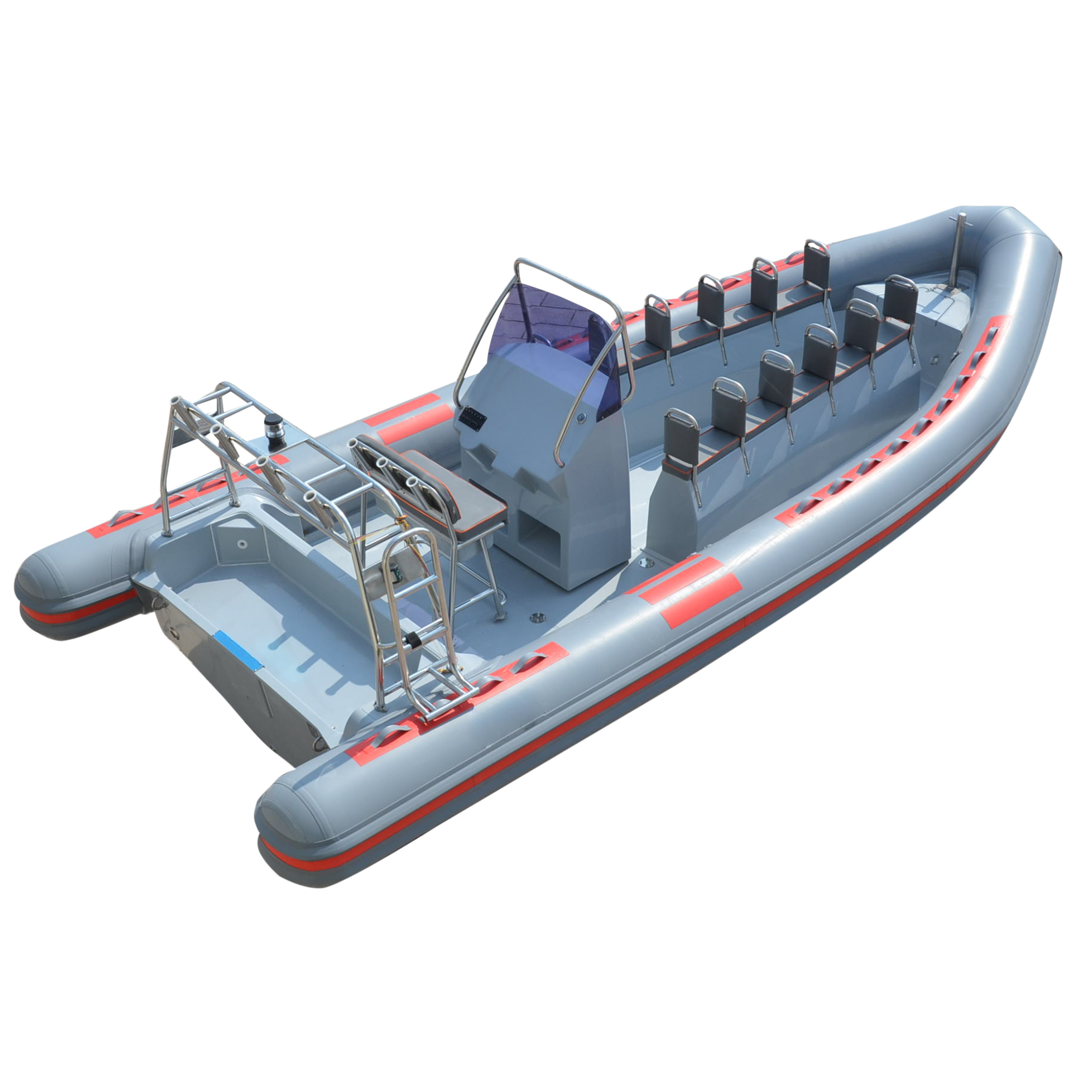 RIB700B Goethe Factory Direct Sale 20ft  Center Console Glass Bottom Hypalon Boats for Sale