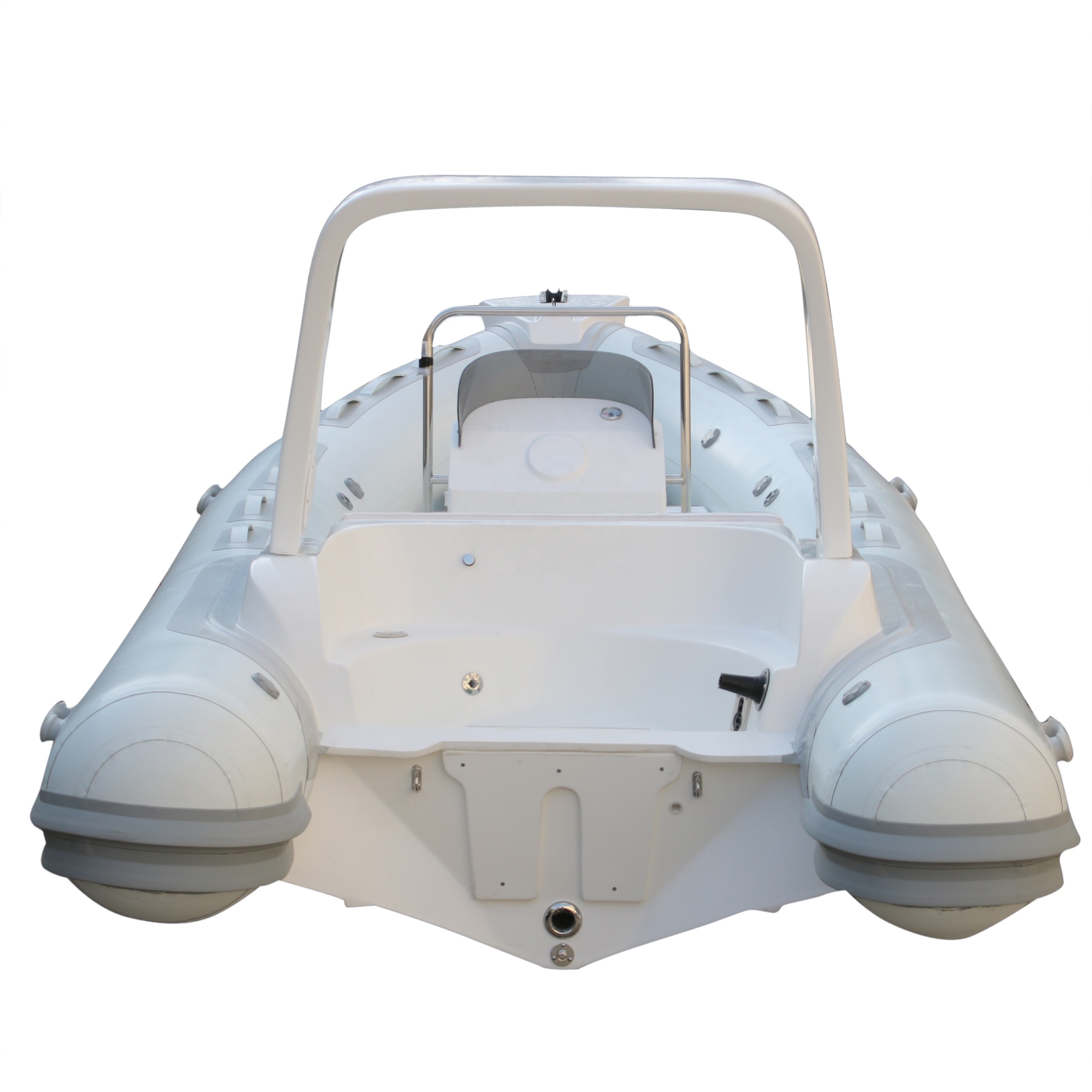 Goboat RIB520 5.2M 17ft Goethe Factory Direct Sale RIB Boat Inflatable Rubber Boat Small Semi-Rigid Fiberglass Boat For Sale