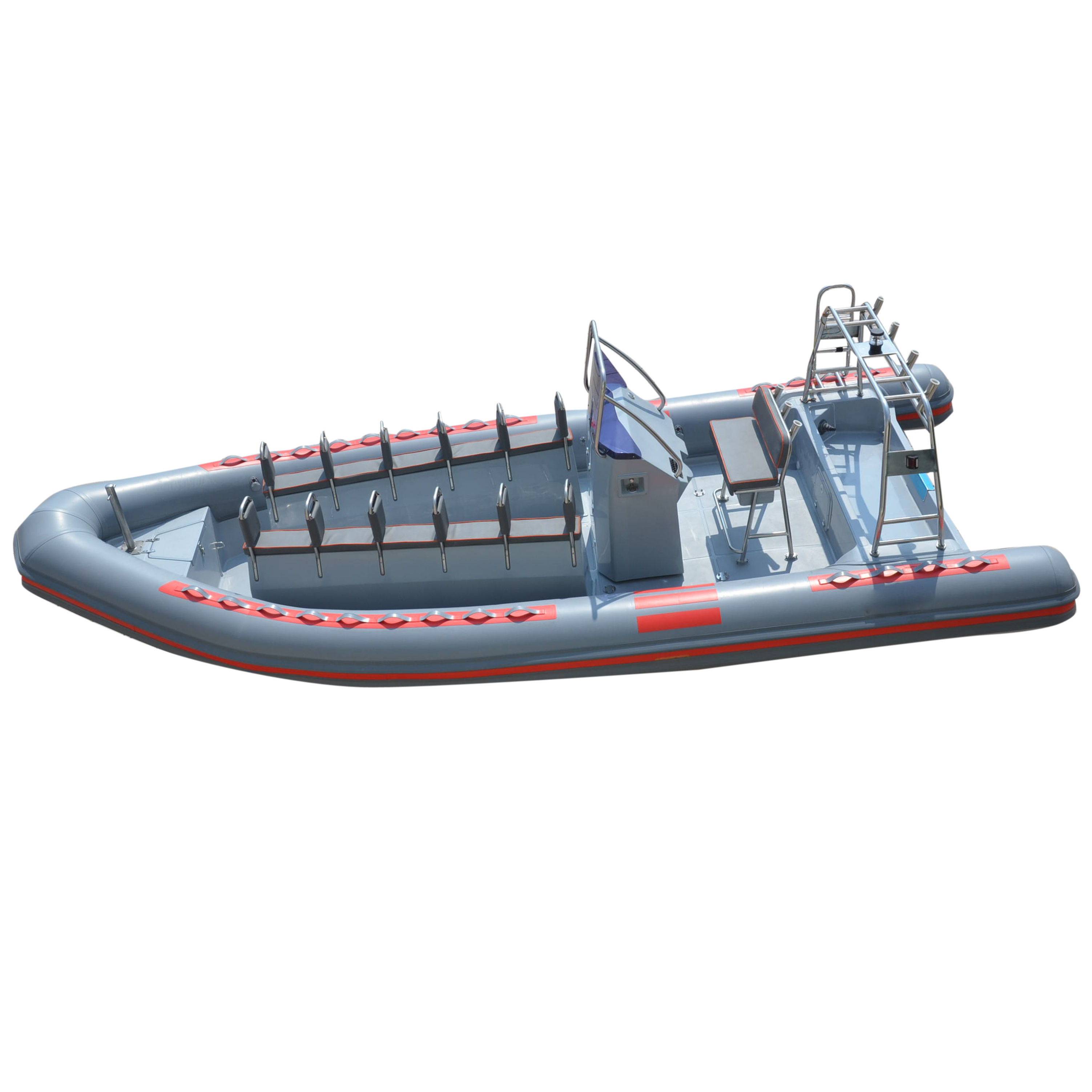 RIB700B Goethe Factory Direct Sale 20ft  Center Console Glass Bottom Hypalon Boats for Sale