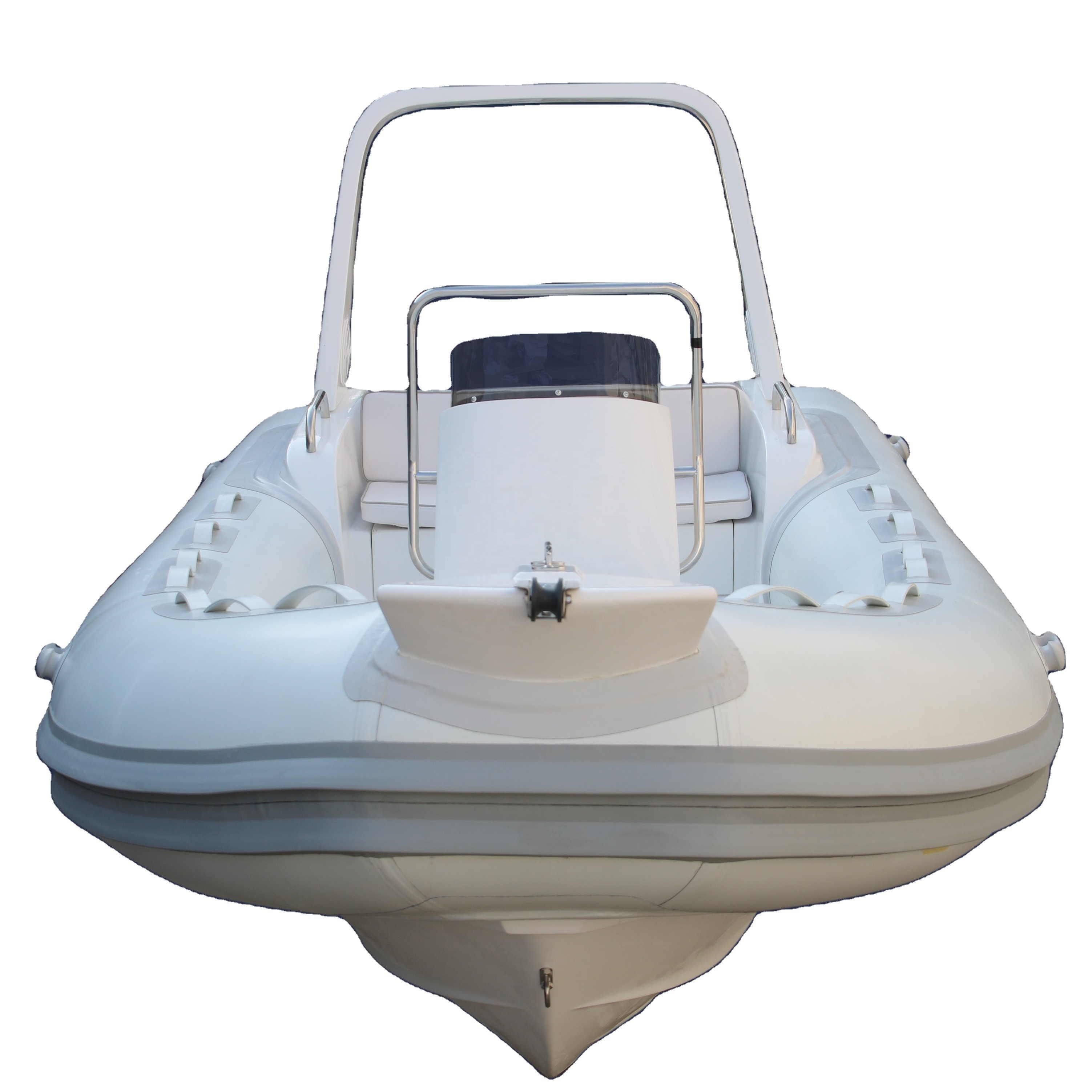 Goboat RIB520 5.2M 17Ft Deep-V Hull Rigid Center Console Speed Inflatable Hypalon Boats Sailing Yacht For Sale RIB520C