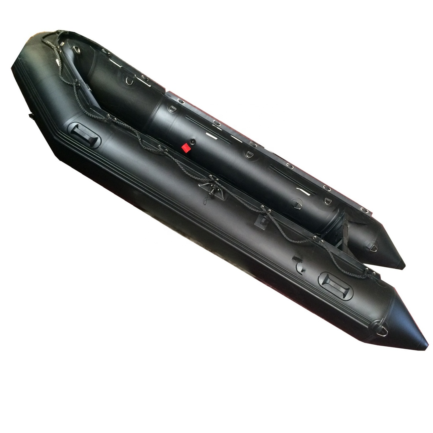 Goethe 12.4ft 380cm GTS380 Black Inflatable  Kayak With Motor Yacht Boat Jet Ski Passenger For Sale Made In China