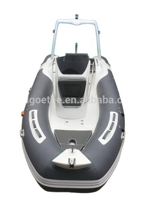 Goboat RIB580 5.8M 19Ft Goethe Factory 5.8m Rib Boat Rubber Inflatable Orca Hypalon Boat With Glass Bottom For Sale RIB580