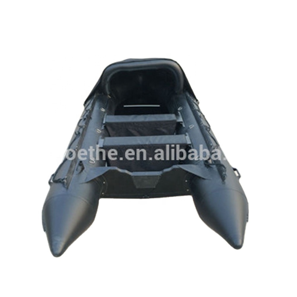 Goethe 14ft 430cm  Cheap inflatable boat aluminum with CE certification 4.3m Pontoon with 10 colors PVC combination