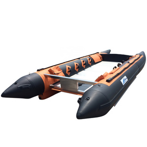 Goethe 15.7ft 480cm GTG480 5-People Hypalon Inflatable Boats Made In China with fiberglass nose