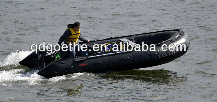 Goethe  14ft   GTS430  Go boat  inflatable rubber raft boats made of 0.9mm/1.2mm with PVC hull Sport luxury yacht