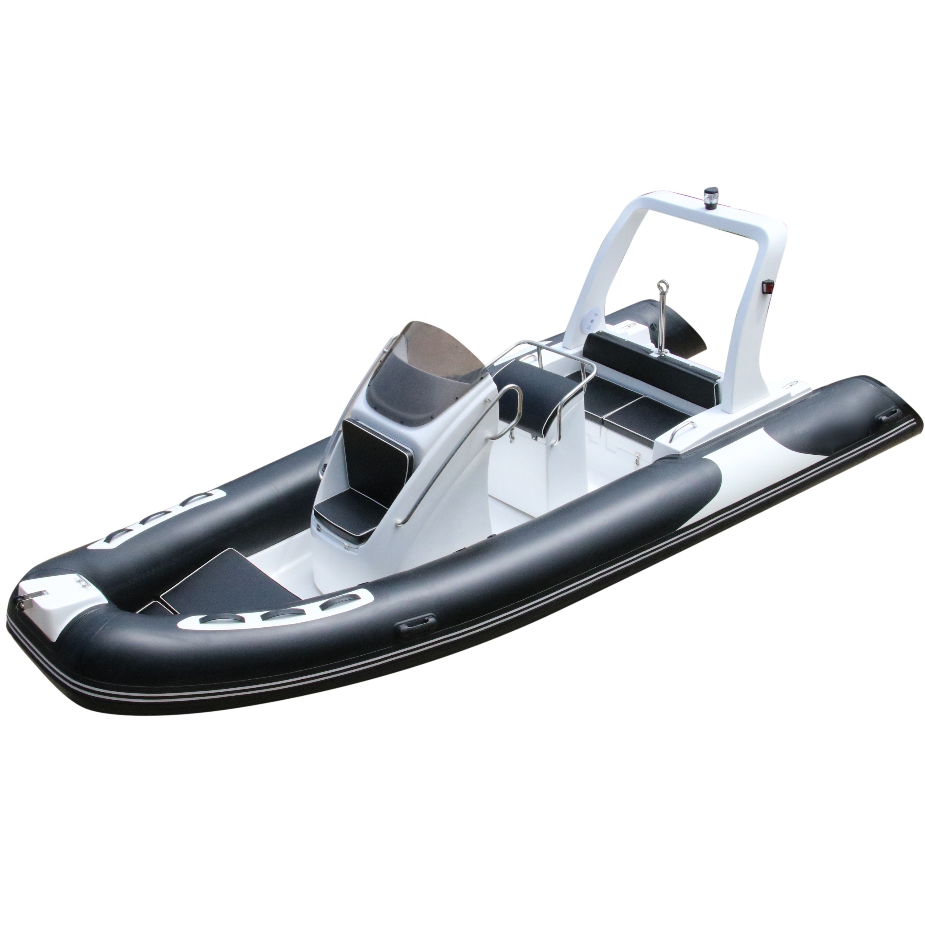 Goboat RIB580 5.8M 19Ft CE 5.8m Outboard Motor Hypalon Material Rigid Inflatable Boat China Rib Boat For Sale RIB580B