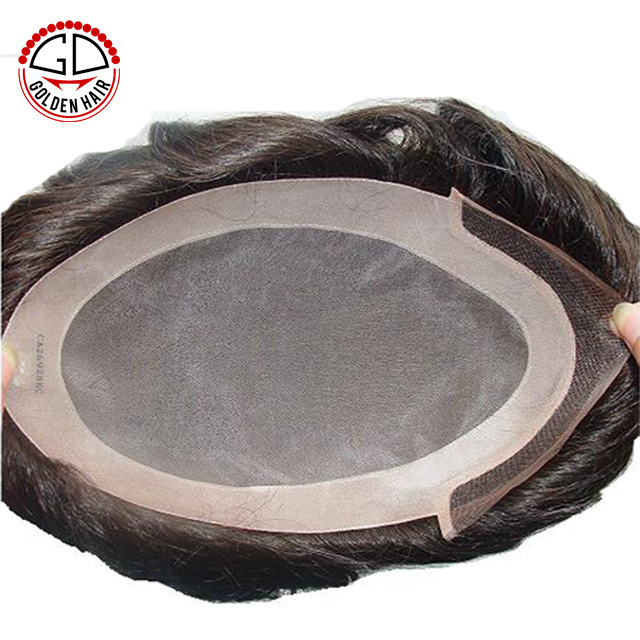 High Quality Human Hair Virgin Remy Cheap Hair Piece Toupees