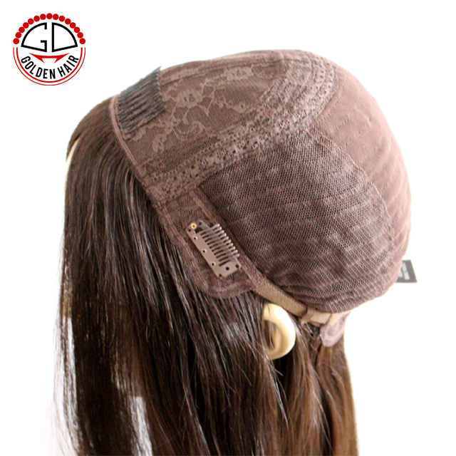 Best Selling Virgin Hair Large Size Shevy Jewish Wigs