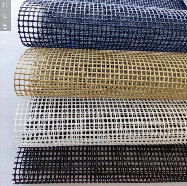 Woven Anti UV Poly Canvas Construction Fabric PVC Coated Mesh for Bags Pallet Truck Trailer Covers