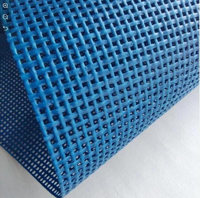 Woven Anti UV Poly Canvas Construction Fabric PVC Coated Mesh for Bags Pallet Truck Trailer Covers