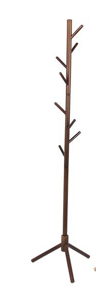 High quality solid wood natural coat hanger custom design swivel floor fashion standing rack clothes coat racks