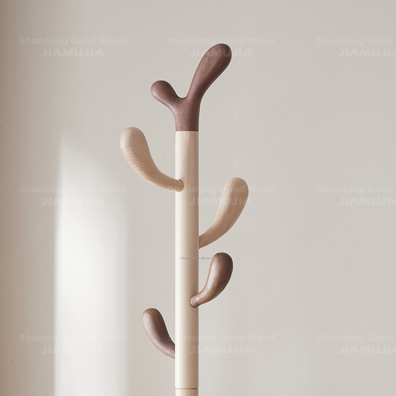 Office coat rack minimalist style  solid wood living room bedroom coat rack