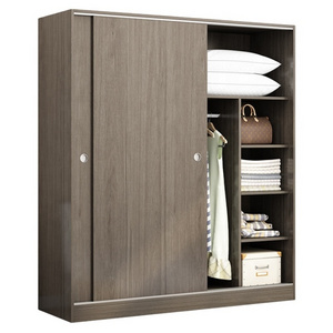 JIAMUJIA chinese manufacturers cheap prices customized color bedroom furniture wood sliding door modern wardrobe